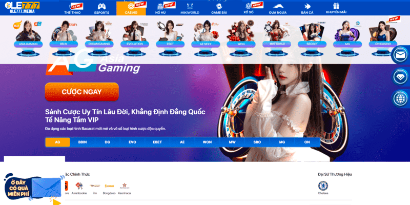 Live casino hấp dẫn 